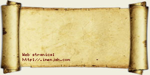 Jovanka Jačović vizit kartica